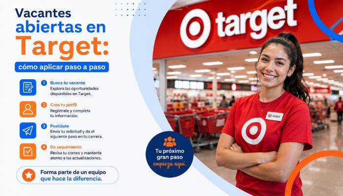 Vacantes abiertas en Target: cómo aplicar paso a paso